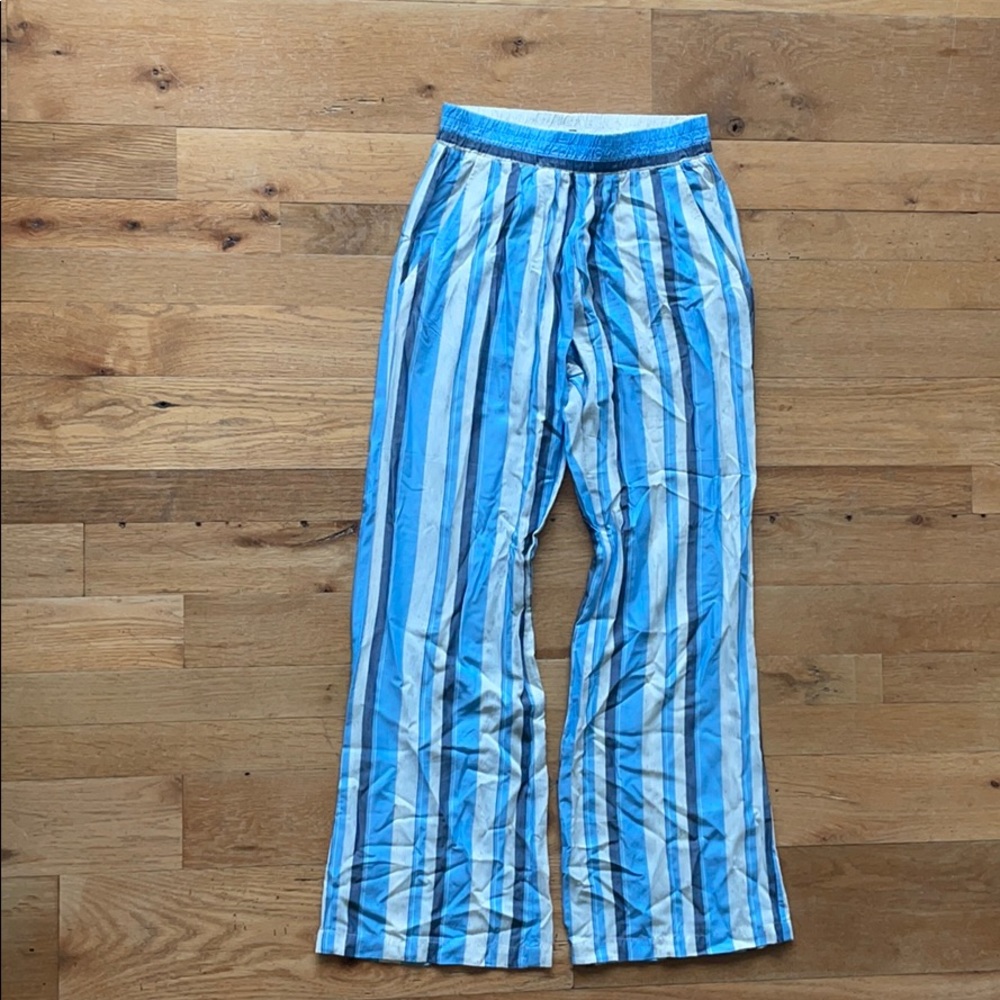 Gaucho flowy striped pants